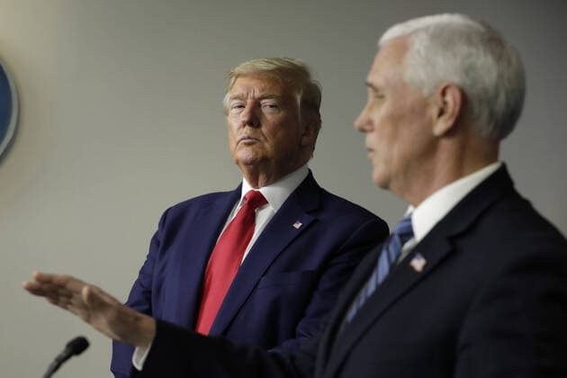 Coronavirus in den USA, Tägliche Pressekonferenz von Präsident Trump