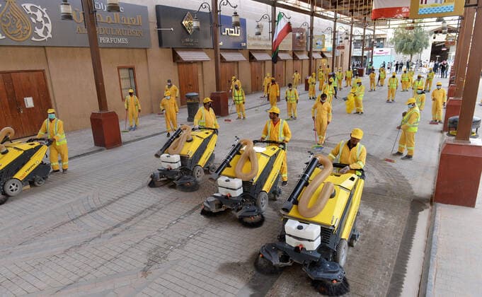 Coronavirus, Desinfektionsmaßnahmen in Kuwait