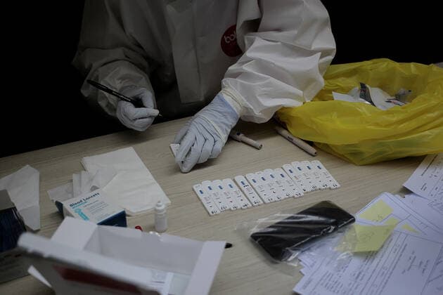Coronavirus in Indonesien, Drive-In-Schnelltests in Bogor