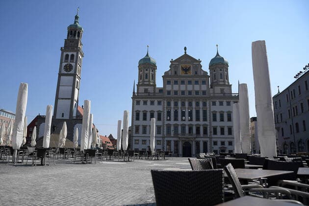 Coronavirus, Eindrücke aus Augsburg