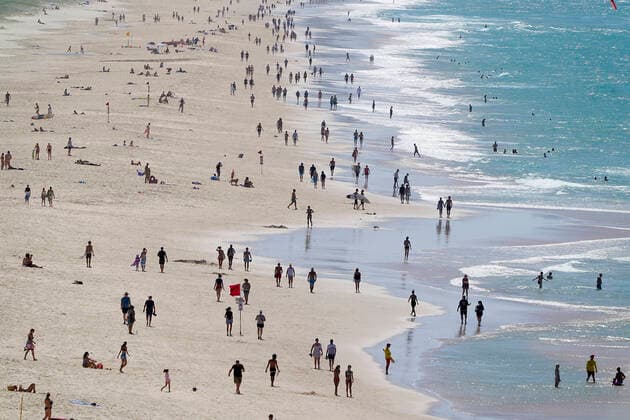 Coronavirus in Australien, Eindrücke aus von der Gold Coast