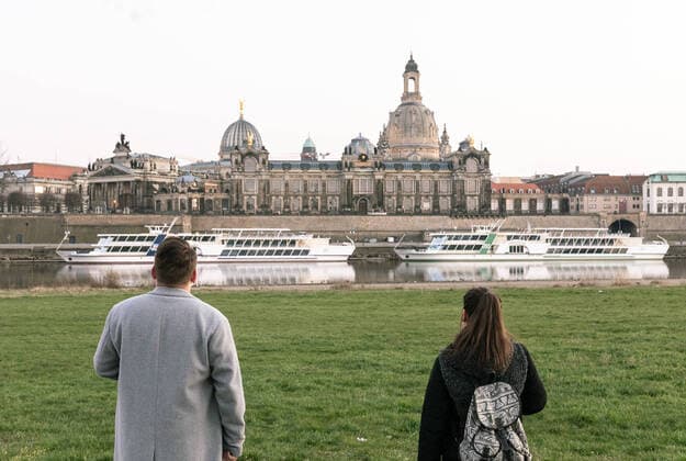 Coronavirus in Sachsen, Impressionen aus Dresden