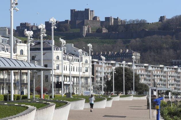 Coronavirus in Großbritannien, Eindrücke aus Dover