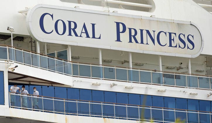 Coronavirus in den USA, Kreuzfahrtschiff Coral Princess legt in Miami an