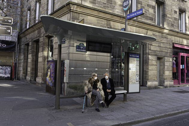 Coronavirus in Frankreich, Eindrücke aus Paris
