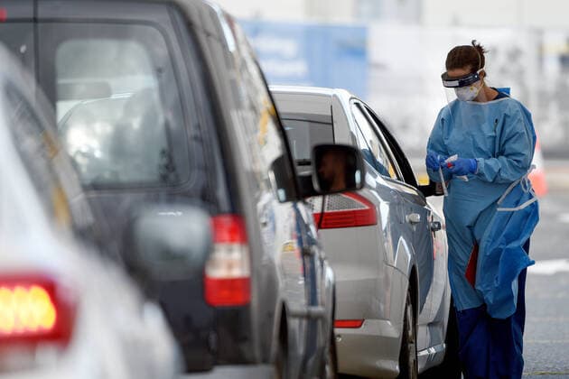 Coronavirus in Australien, Drive-Through-Tests in Sydney