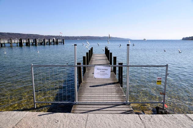 Coronavirus in Bayern, Eindrücke vom Starnberger See