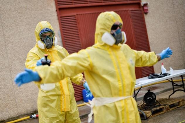 Coronavirus in Spanien, Desinfektionsmaßnahmen
