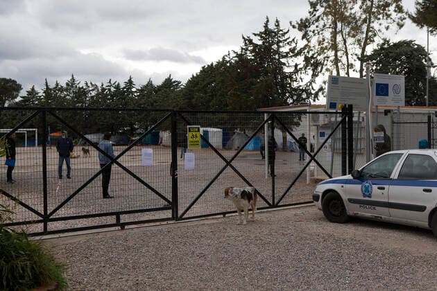 Coronavirus in Griechenland, Flüchtlingslager Malakasa unter Quarantäne