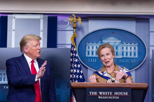 Coronavirus in den USA, Tägliche Pressekonferenz von Präsident Trump