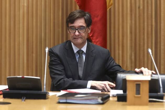 Coronavirus in Spanien, Pressekonferenz mit Gesundheitsminister Salvador Illa