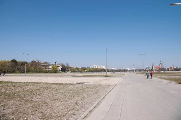 Coronavirus in München, Leere Theresienwiese