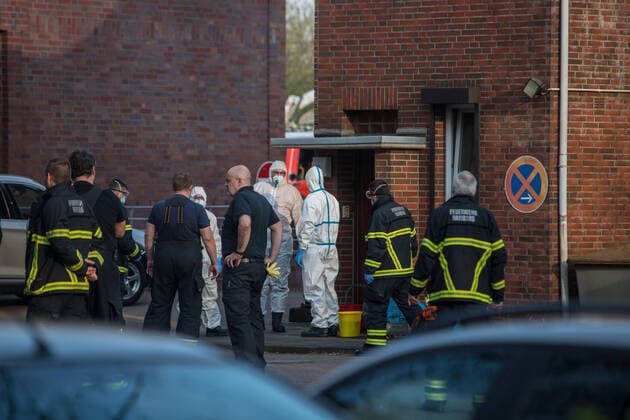 Coronavirus in Hamburg, Feuerwehr in Wandsbek