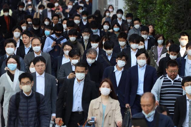 Coronavirus in Japan, Eindrücke aus Tokio
