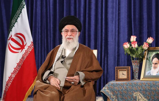 Coronavirus im Iran, Ali Chamenei hält Fernsehansprache in Teheran