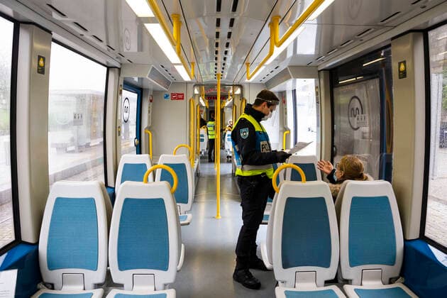 Coronavirus in Portugal, Polizeikontrollen in Porto