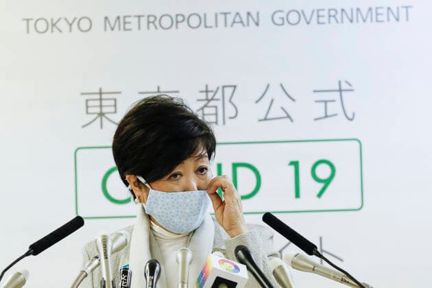 Coronavirus in Japan, Gouverneurin Koike verkündet Schutz-Maßnahmen
