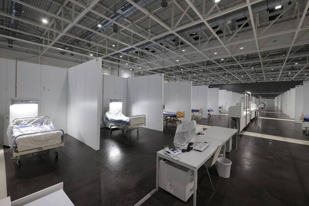 Coronavirus in Niedersachsen, Covid 19 Behelfskrankenhaus in Hannover