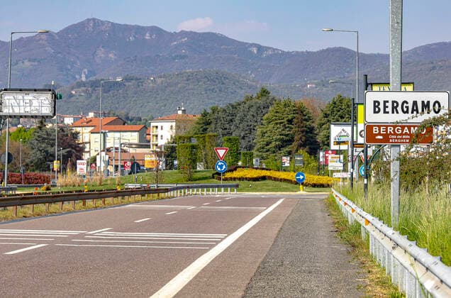 Coronavirus in Italien, Eindrücke aus Bergamo