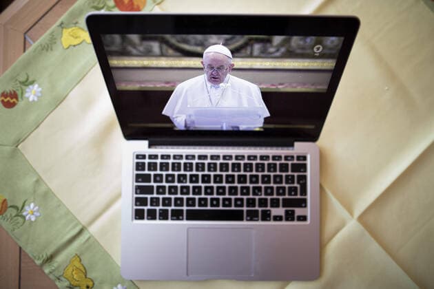 Coronavirus, Ostermesse von Papst Franziskus im Stream