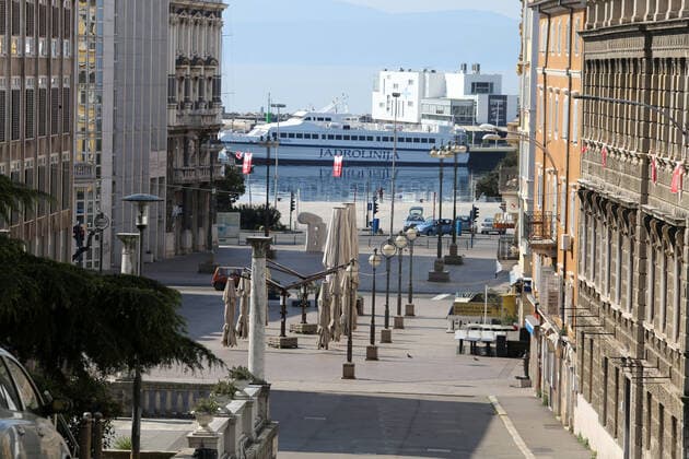 Coronavirus in Kroatien, Eindrücke aus Rijeka
