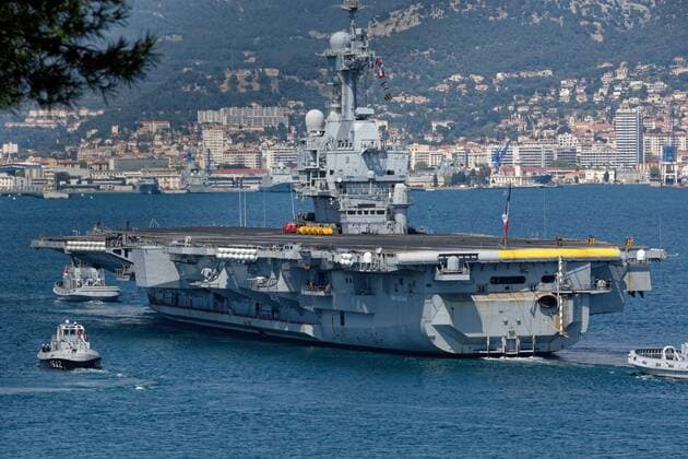 Coronavirus, Flugzeugträger Charles de Gaulle kehrt zum Heimathafen Toulon zurück