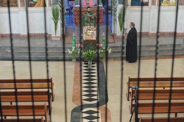 Coronavirus in Israel, Orthodoxer Palmsonntag in Haifa