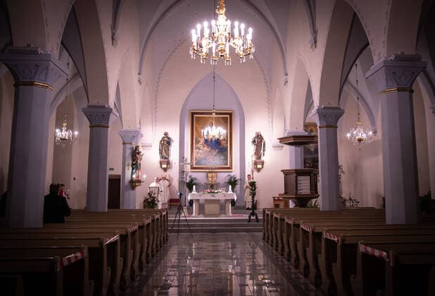 Coronavirus in Estland, Ostergottesdienst in Tallinn