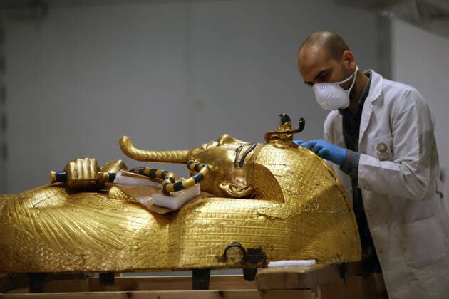 Coronavirus in Ägypten, Eindrücke vom Grand Egyptian Museum bei Gizeh
