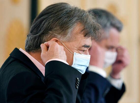 Coronavirus in Österreich, Pressekonferenz im Bundeskanzleramt in Wien