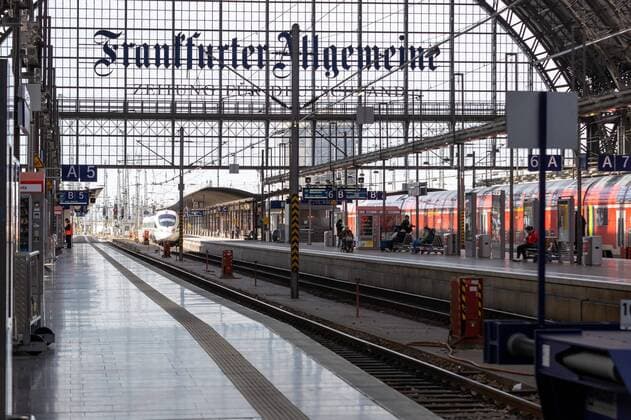 Coronavirus in Frankfurt, Eindrücke vom Hauptbahnhof