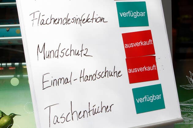 Coronavirus, Einmalhandschuhe werden knapp und teuer