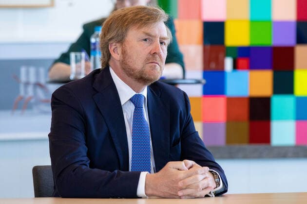 Coronavirus in den Niederlanden, König Willem-Alexander besucht UWV Arbeitnehmerversicherung