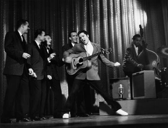 IMAGO Music History, Elvis Presley in der Ed Sullivan Show 1956