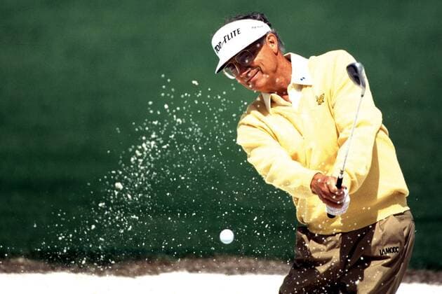 Tommy Aaron beim Schlag Golf Herren Masters Einzelbild Augusta