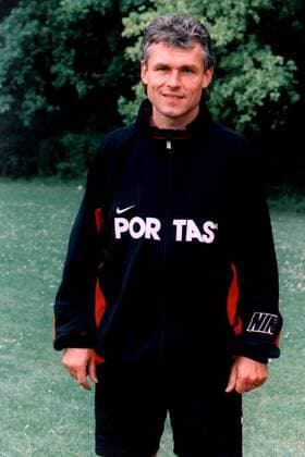 Fußball, Trainerhistorie, Kickers Offenbach Porträt Trainer Hans-Jürgen Boysen Fußball Herren Regionalliga Süd, Saison 1997 98, Offenbacher Kickers Porträt Offenbach