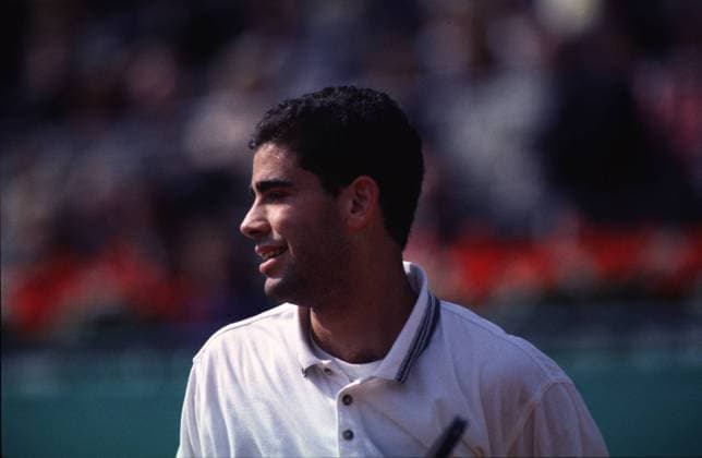 Pete Sampras - close Tennis Herren German Open 1996, ATP-Turnier Einzelbild Rothenbaum Hamburg