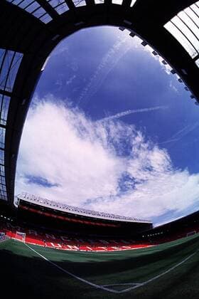 Old Trafford, Stadion von Manchester United und Austragungsort der EM 1996 Fußball EM Herren Europameisterschaft 1996, Länderspiel, Nationalmannschaft: Manchester United Totale Old Trafford Manchester