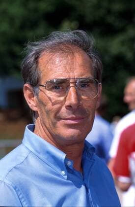 Trainer Gerd Osenberg (Leverkusen) im Porträt Leichtathletik Damen DLV-Meeting 1999, internationales Sportfest, Leichtathletikmeeting, Leichtathletiksportfest, Porträt Stadion Rote Erde Dortmund Freude,