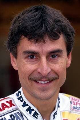 Dirk Raudies (Deutschland) Motorsport Herren Motorrad 1994, Motorradsport, Motorradrennsport, Motorradrennen, 125ccm, 125 er Klasse, ccm Porträt Freude,
