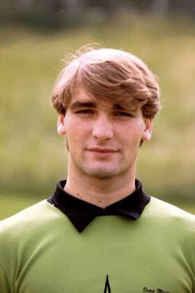 Torhüter Walter Junghans (FC Bayern München) im Porträt Fußball 1. BL Herren Saison 1979 1980: FC Bayern München, Porträttermin, Vorstellung, Präsentation Porträt München