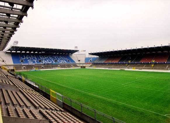 Jan-Breydel-Stadion von Brügge Fußball EM Herren Vorschau 1999 Europameisterschaft 2000, Fußballstadion, Stadion, Spielstätte, Spielstätten, FC Totale Jan-Breydel-Stadion Brügge