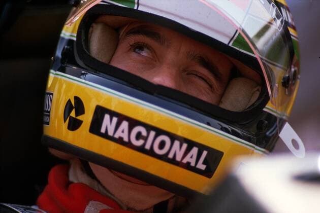 Ayrton Senna (Brasilien McLaren) Motorsport Grand Prix Herren Großer Preis von Deutschland 1989, Formel 1, Weltmeisterschaft, F1, F, GP Porträt Hockenheimring Hockenheim