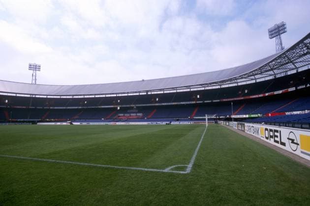 Innenansicht des Stadions de Kuip Fußball EM Herren Europameisterschaft 2000, Vorschau, Niederlande, Feyenoord Totale de Kuip Rotterdam