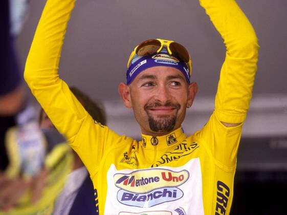 Gesamtsieger Marco Pantani (Italien Mercatone Uno) reißt jubelnd die Arme hoch Radsport Herren Tour de France 1998, Radrennsport, Straßenradsport, Straßenradrennsport, Straße, Rad, Radrennen Einzelbild Paris