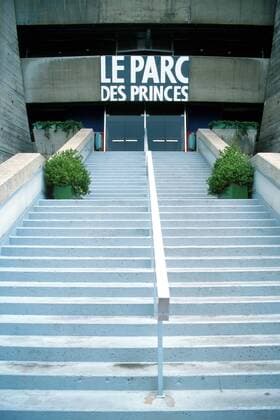 Der Prinzenpark in Paris - Heimstätte von Paris St. Germain Fußball Herren Division 1 1997 1998, 1. französische Liga, PSG Totale Parc des Princes Paris