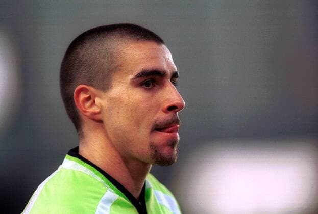 Zoltan Sebescen (Wolfsburg) Fußball 1. BL Herren Saison 2000 2001, Berlin - VfL Wolfsburg 1:3 Porträt Olympiastadion Berlin