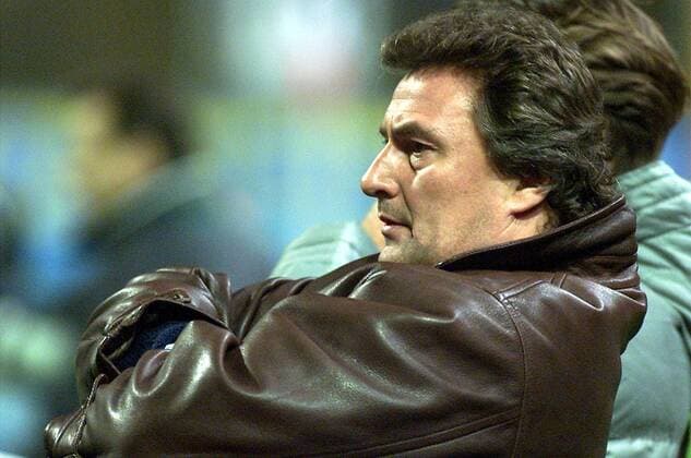 Fußball, Trainerhistorie, Kickers Offenbach Präsident und Trainer Dieter Müller (Offenbach) Fußball Herren Regionalliga Süd 2000 2001, 3. Liga, Offenbacher Kickers, OFC Einzelbild Bieberer Berg Offenbach