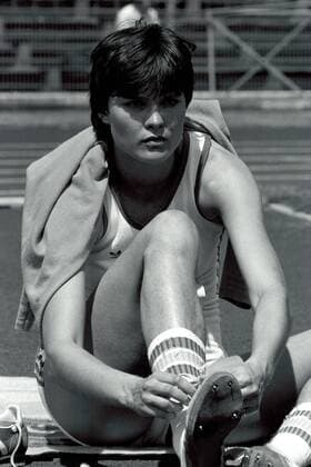 Ulrike Nasse-Meyfarth (BRD, TuS 04 Leverkusen) Leichtathletik 1. BL Damen Endkampf 1979, Finale, Deutsche Meisterschaft, Vsw Einzelbild