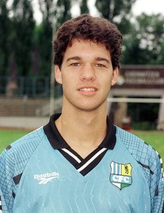 Michael Ballack (Chemnitz) Fußball Herren NOFV-Regionalliga Nordost 1997 1998, Chemnitzer FC Porträt Chemnitz